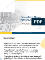 01 Prepositions, Nouns, Pronouns, Quantifiers