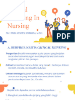 Critical Thinking in Nursing