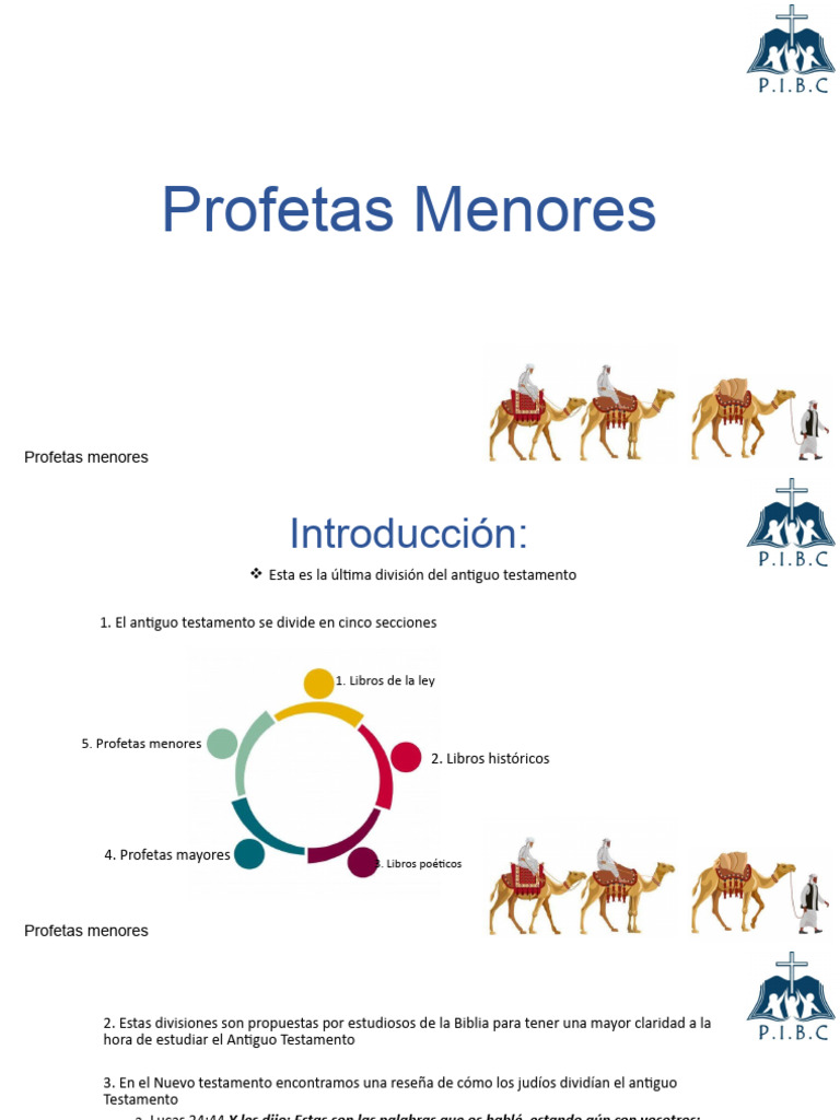 Profetas Menores en la Biblia | PDF | Doce profetas menores | Viejo ...