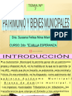 Tema 7 - 2 Patrimonio y Bienes Municipales