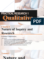 Lesson 1 of Inquiry and Research