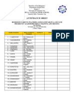 Attendance All Pres Meeting