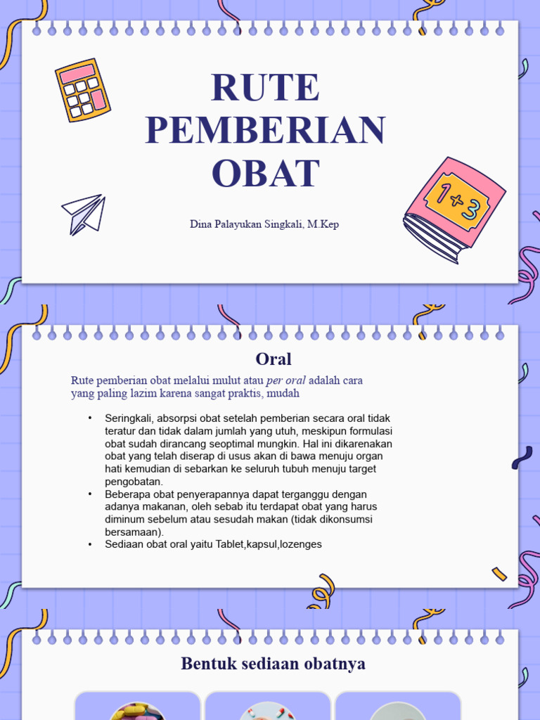 Rute Pemberian Obat: Panduan Lengkap | PDF