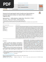 Numerical and Experimental Study of Product Gas Characteristic - 2022 - Fuel Com