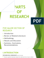 Parts of Research