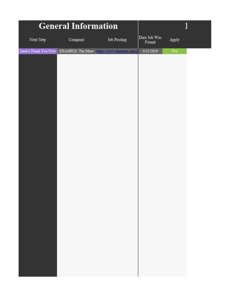 Job Tracker | PDF