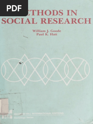 Methods in Social Research: Paul K. Hatt | PDF | Theory