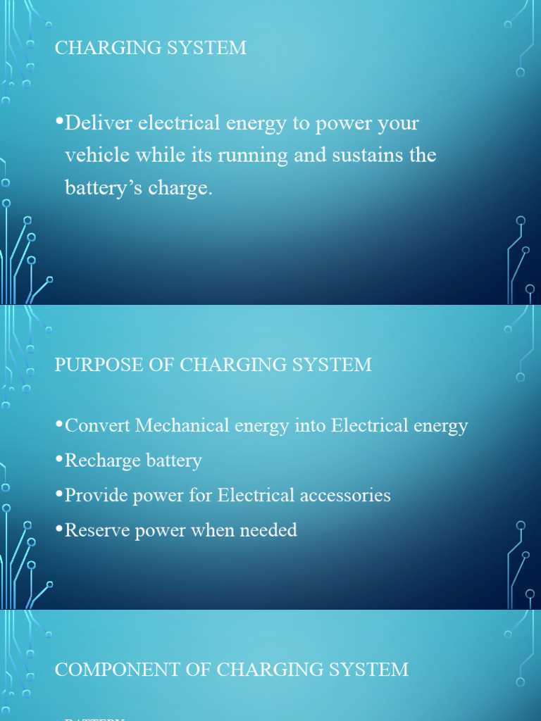 Charging System PDF