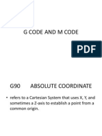 G Code and M Code