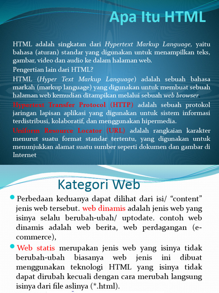 Apa itu html pdf
