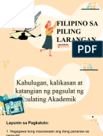 1-PAGSULAT (Filipino Sa Piling Larangan)