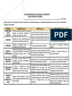 Rúbrica para Producción de Texto Narrativo Microcuento