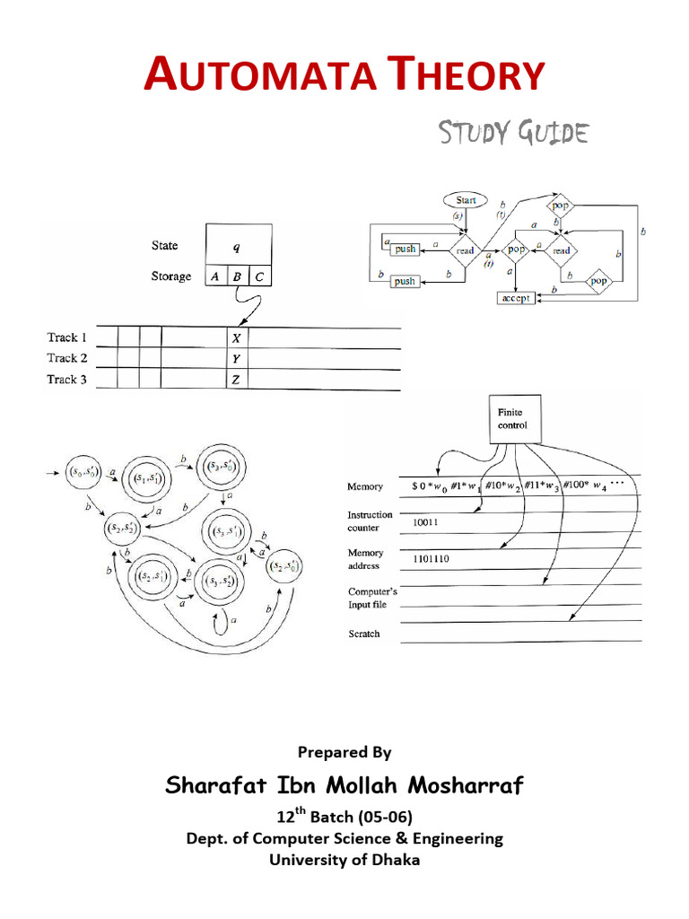 Automata Study Guide | PDF | Parsing | Logic