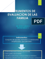 Instrumentos de Evaluación de Las Familias