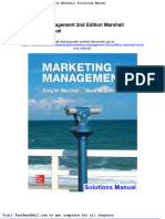 Marketing Management 2nd Edition Marshall Solutions Manual