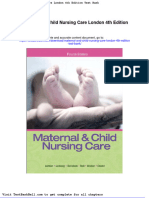 Maternal and Child Nursing Care London 4th Edition Test Bank
