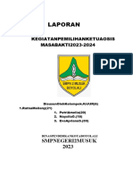 Contoh Laporan Pemilihan Ketua Osis-2