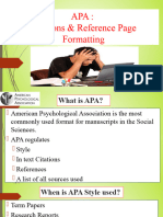 III-APA Reference and Citation