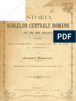 Andrei Bârseanu, Istoria Școlilor