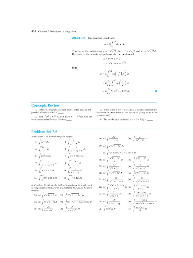 Technique of Integration | PDF