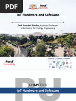 Iot Hardware and Software: Prof. Sourabh Bhaskar, Assistant Professor