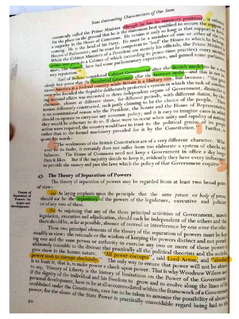 AK Brohi The Fundamental Law of Pakistan Pg 70-73 Session 3 | PDF