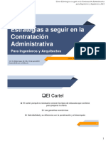 Estrategias en La Contratación Administrativa 2021 Parte 2