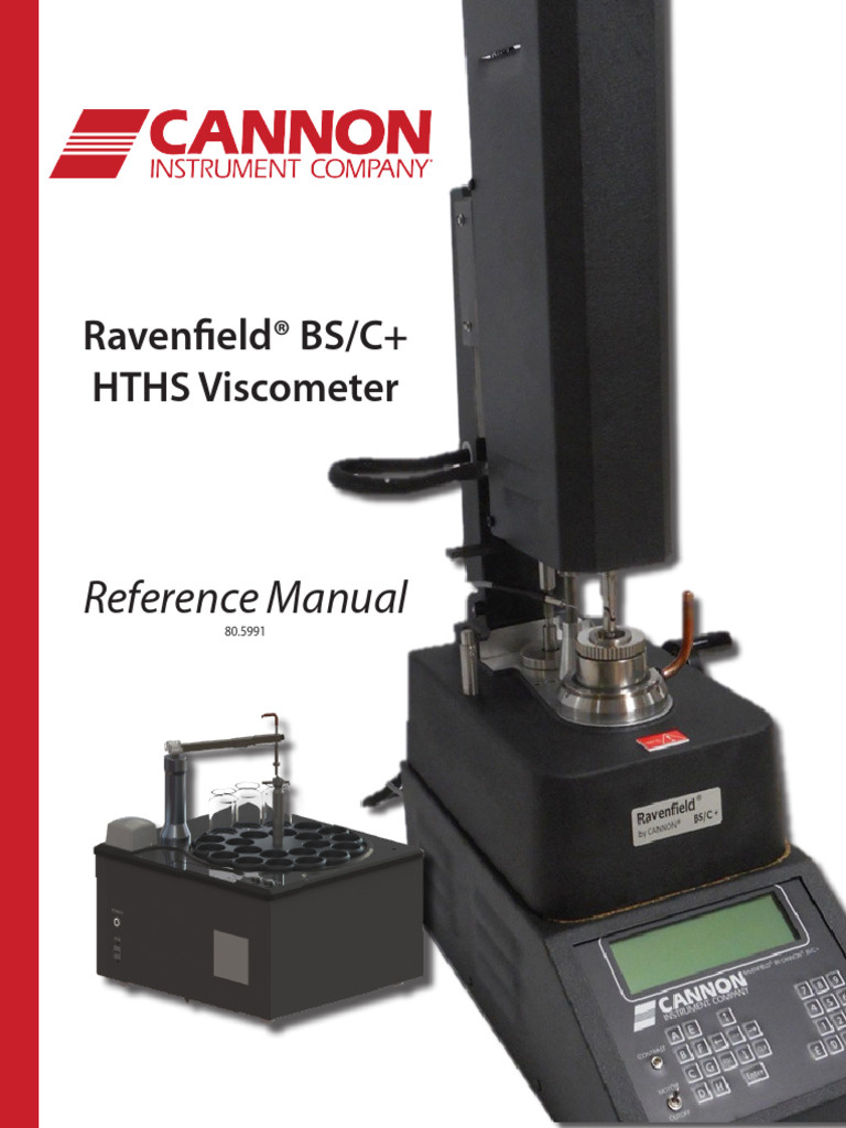 Manual Ravenfield® BSC+ HTHS PDF Viscosity Electric Motor