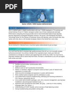 LINUX UNIX System Admin