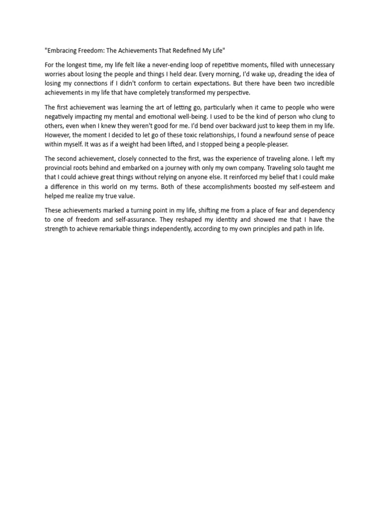 Embracing Freedom  PDF