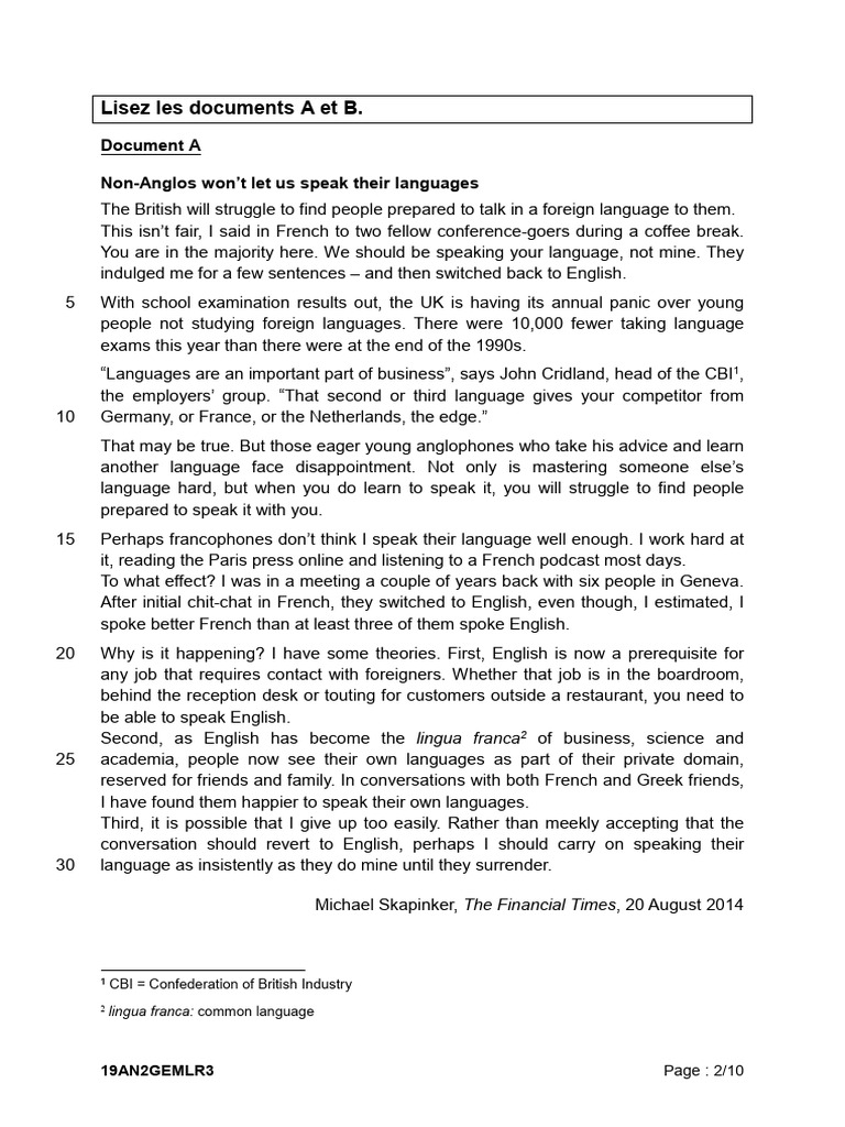 My text 1 pdf english language french language