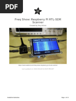 Freq Show Raspberry Pi RTL SDR Scanner