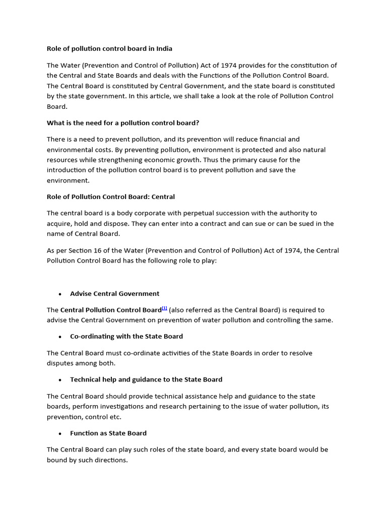 role-of-pollution-control-board-in-india-pdf-sewage-treatment