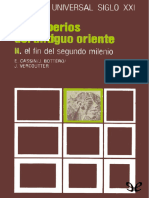 3 E. Cassin, J. Bottero, J. Vercoutter - Los Imperios Del Antiguo Oriente II. El Final Del Segundo Milenio