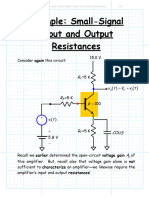 Example Small-Signal Input and Output Resistances