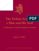 (Culture and History of the Ancient Near East 44) James P. Allen - The Debate Between a Man and His Soul_ a Masterpiece of Ancient Egyptian Literature-BRILL (2010)