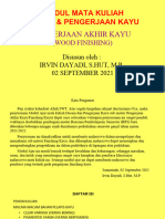 Modul Ajar Irvin Dayadi - Desain & Pengerjaan Kayu - FINISHING KAYU