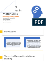 Theoretical Perspectives in Motor Skills