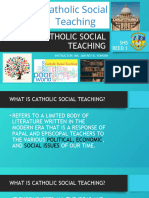 Catholic Social Teaching Topic 1