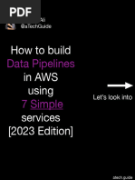 How To Build Data Pipelines On AWS - Reference Workflow