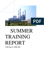 NTPC Summer Training Report Highlights VSAT Network