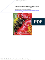 Solution Manual For Essentials of Biology 5th Edition