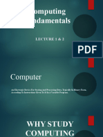 Computing Fundamentals