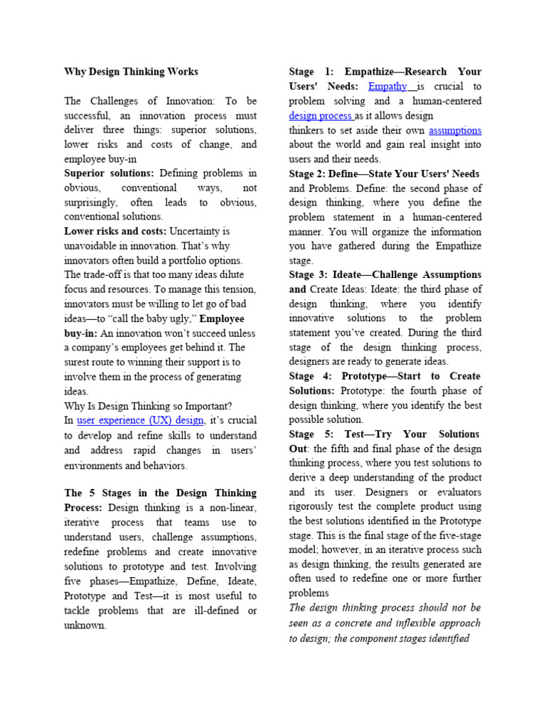 What Is Design Thinking Pdf Download