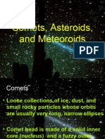 Comets Asteroids