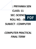 Computer Practical