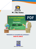 Dossier Des Documents Pédagogiques Du Professeur 2023-2024 Mes Fiches (Exemple1)