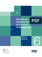 Abordarea Negării, Distorsionării Și Trivializării Holocaustului