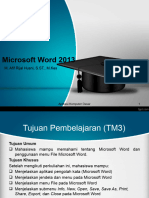 Microsoft Word Dan Penggunaan Menu File