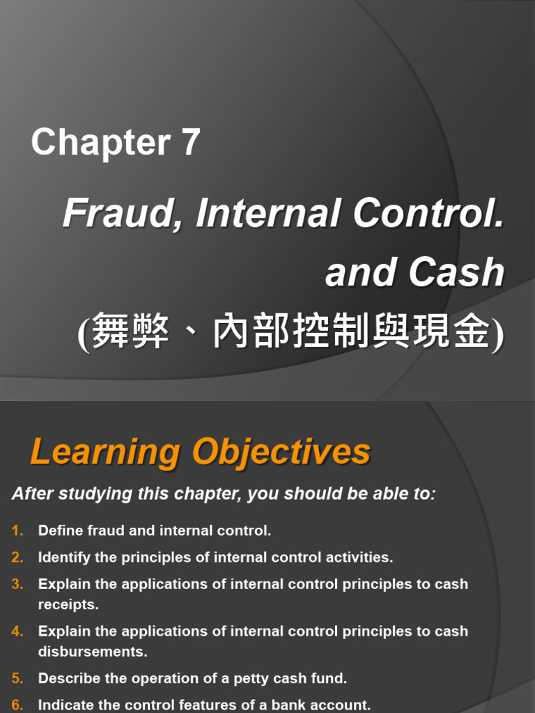 Fraud and Internal Control in Cash Management | PDF | Internal Control |  Cheque